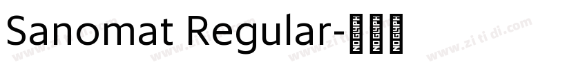 Sanomat Regular字体转换